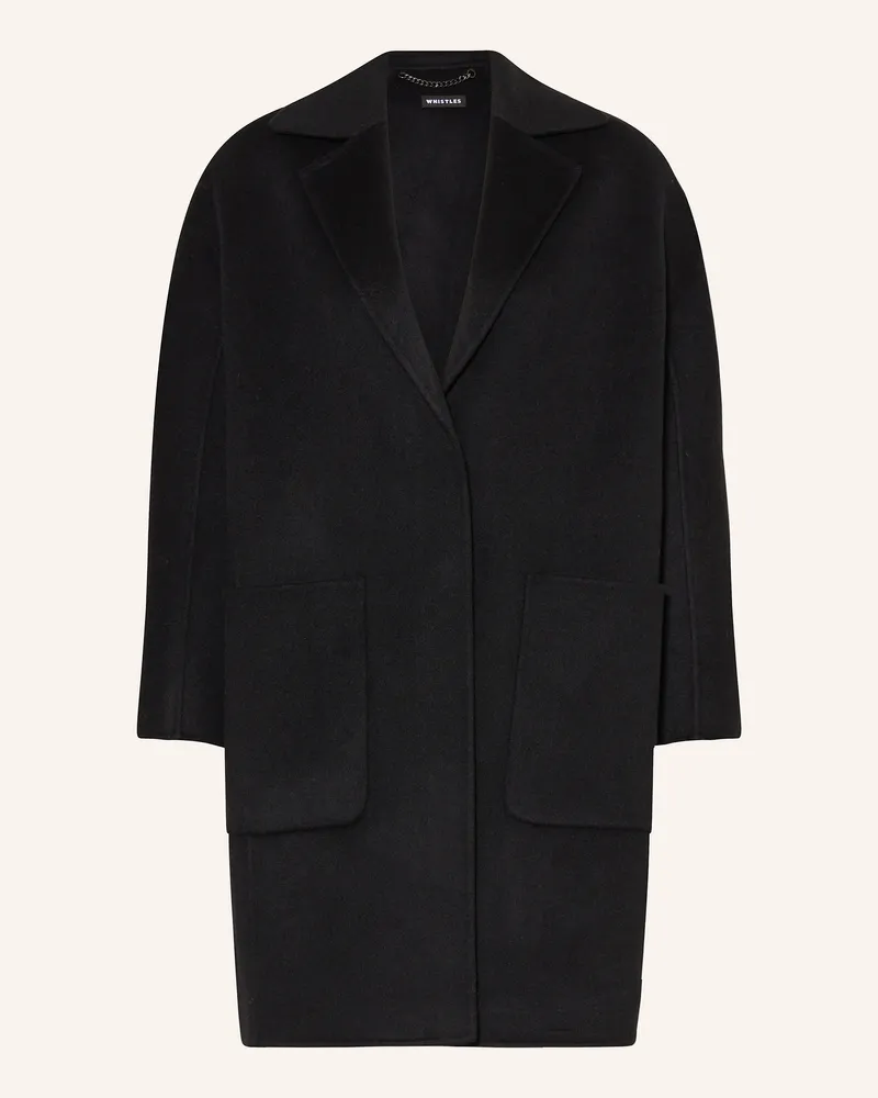 Whistles Mantel CASSIE Schwarz