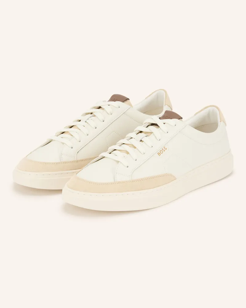 HUGO BOSS Sneaker Kieran weiss Creme