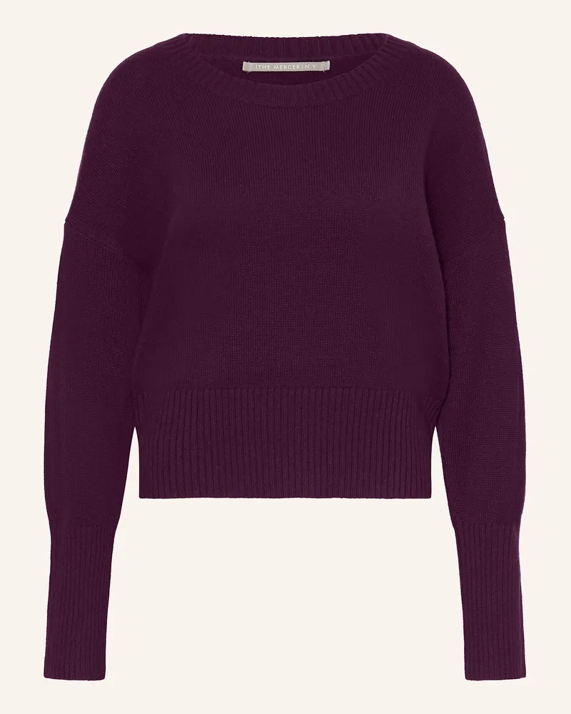 (THE MERCER) N.Y. Cashmere-Pullover Dunkelrot