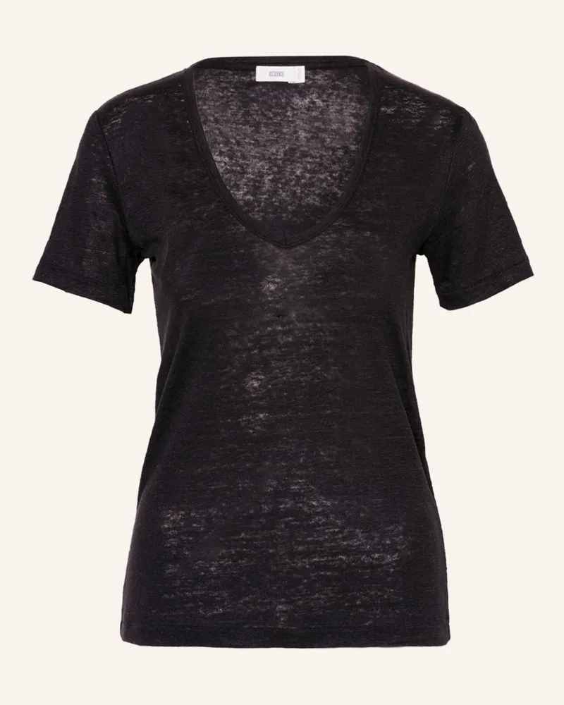 Closed T-Shirt aus Leinen Blau
