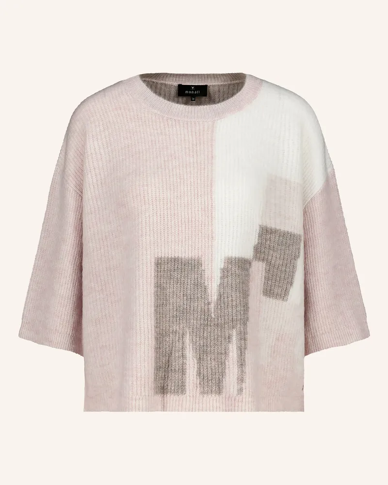 monari Pullover Mit 3/4-Arm rosa Hellrosa