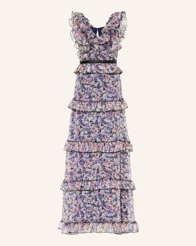 Lipsy  Kleid DITSY mit Rüschen Blaugrau