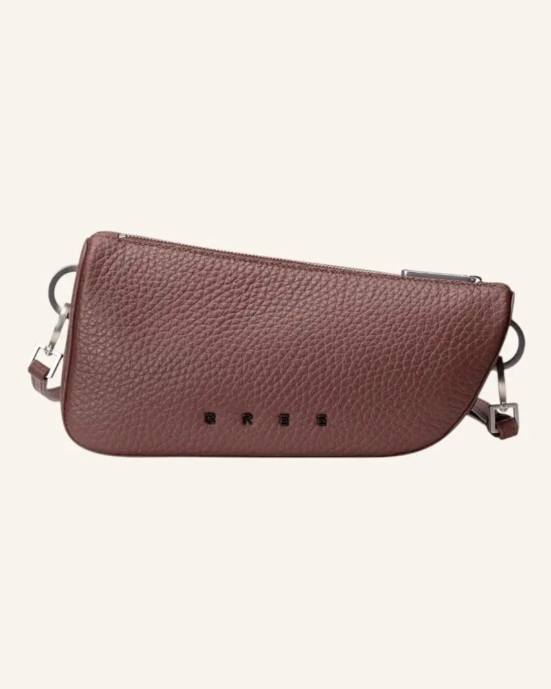BREE Schultertasche The Icons Verso braun Dunkelrot