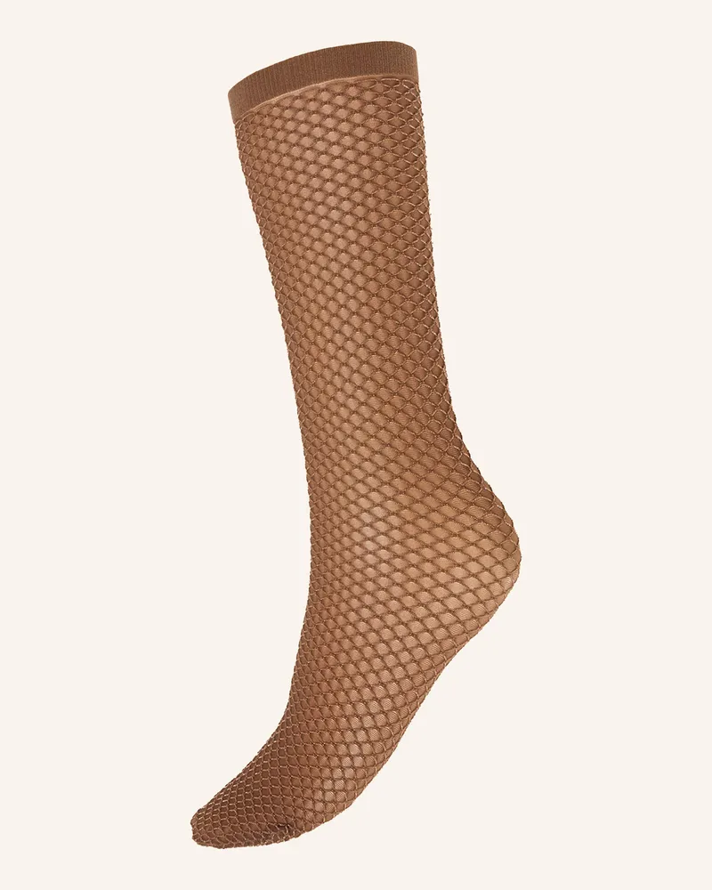 Wolford Wolford Socks Shimmer Effect Socks Braun