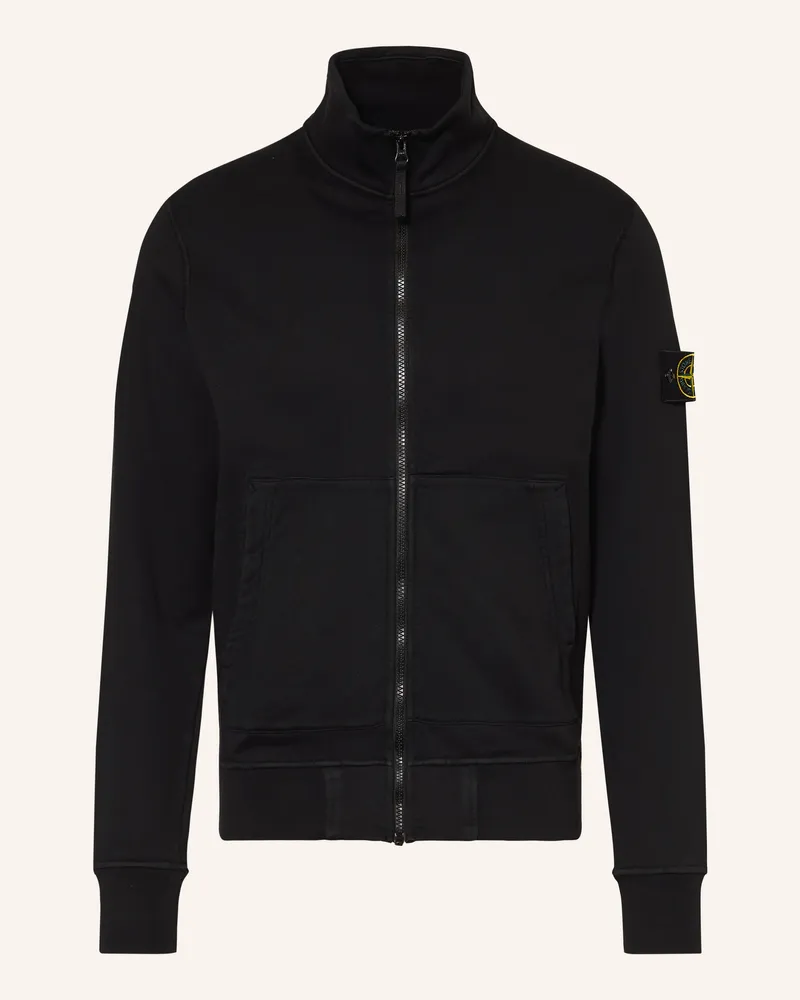 Stone Island Sweatjacke Schwarz