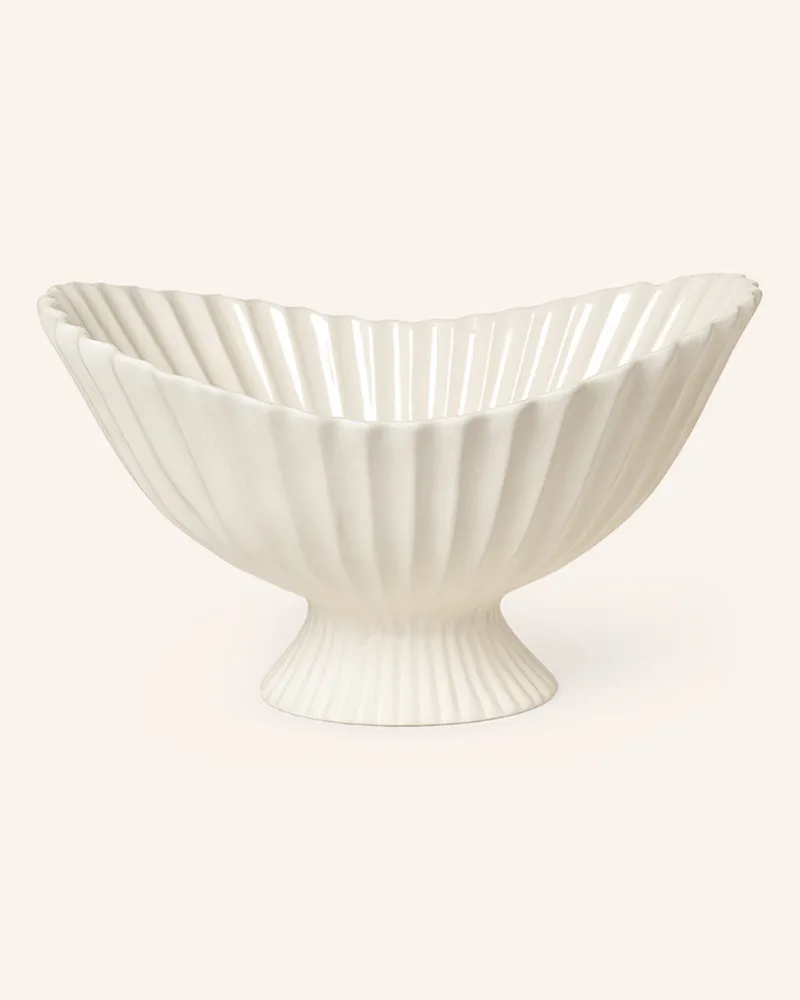 ferm LIVING Schale FOUNTAIN Weiss