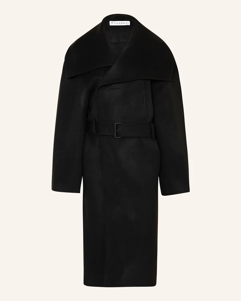 J.W.Anderson Wollmantel schwarz Schwarz