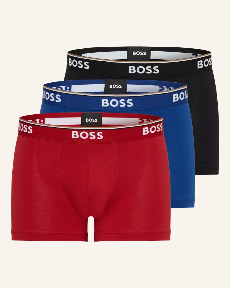 HUGO BOSS 3er-Pack Boxershorts POWER Rot