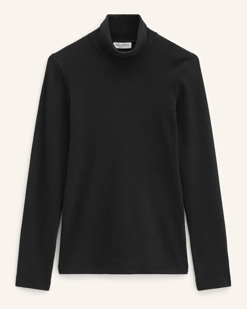 Marc O'Polo Longsleeve schwarz Schwarz