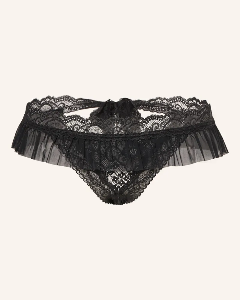 Aubade String Boîte À Désir Mit Geschenkbox schwarz Schwarz