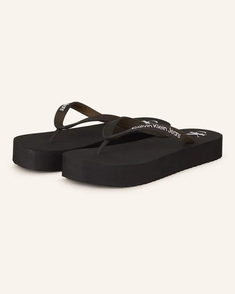 Calvin Klein Zehentrenner Schwarz