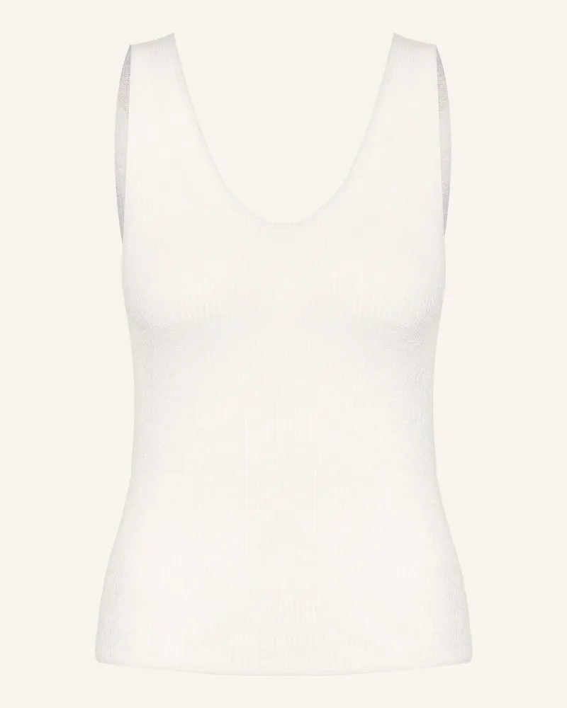 Iris von Arnim Stricktop MARBELLA mit Weiss