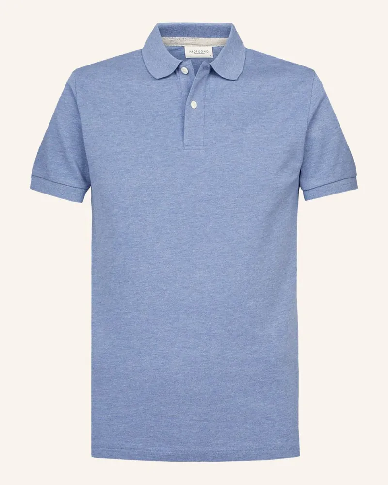 Profuomo Polo Kurzarm blau Blau