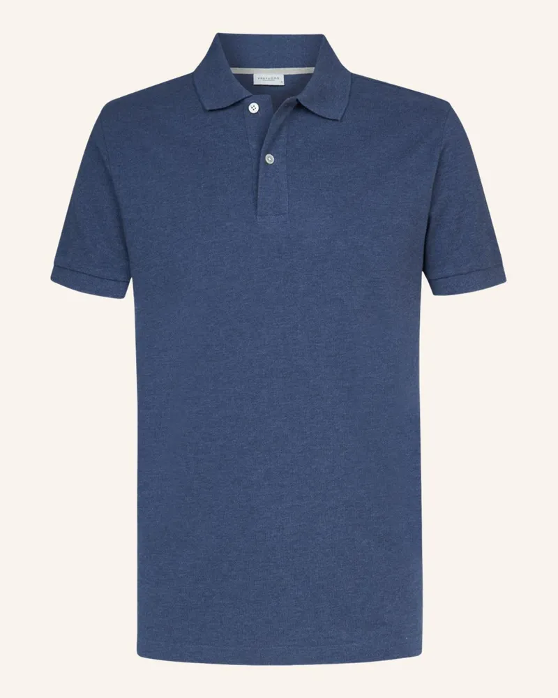 Profuomo Polo Kurzarm blau Blau