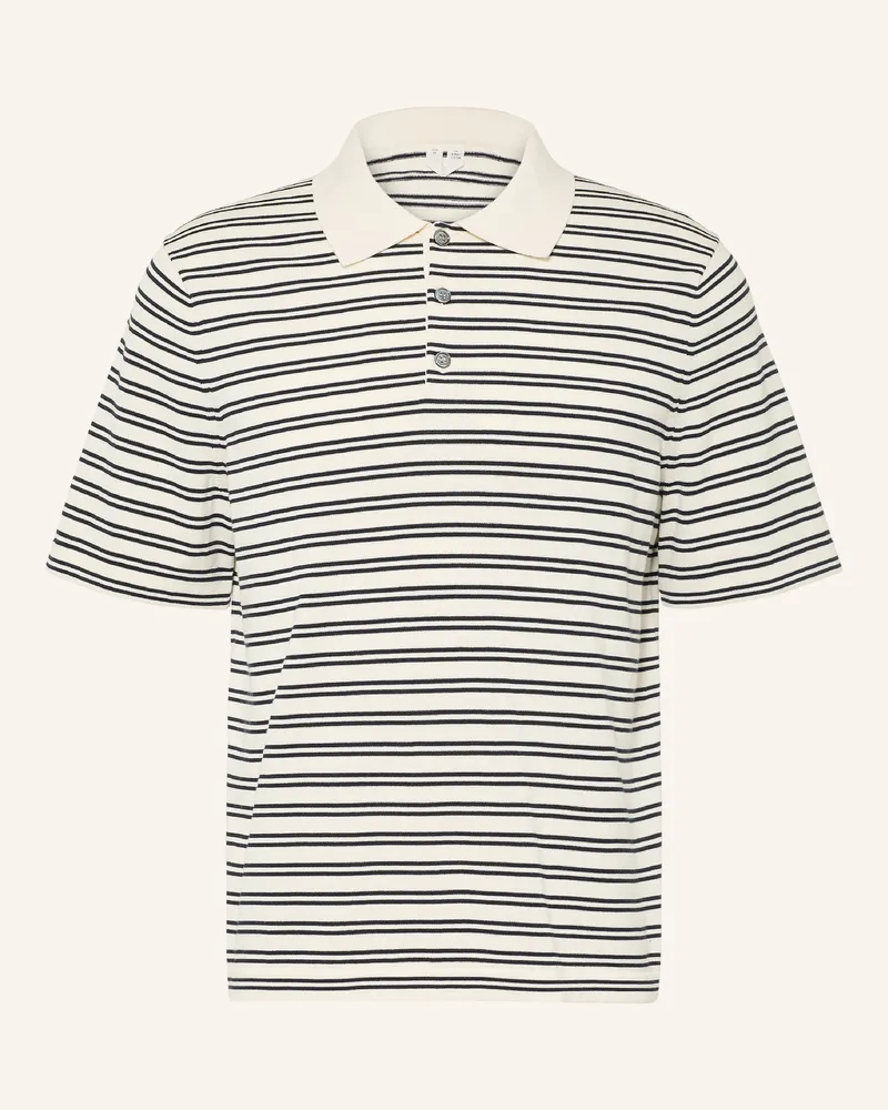 Arket Strick-Poloshirt beige Ecru