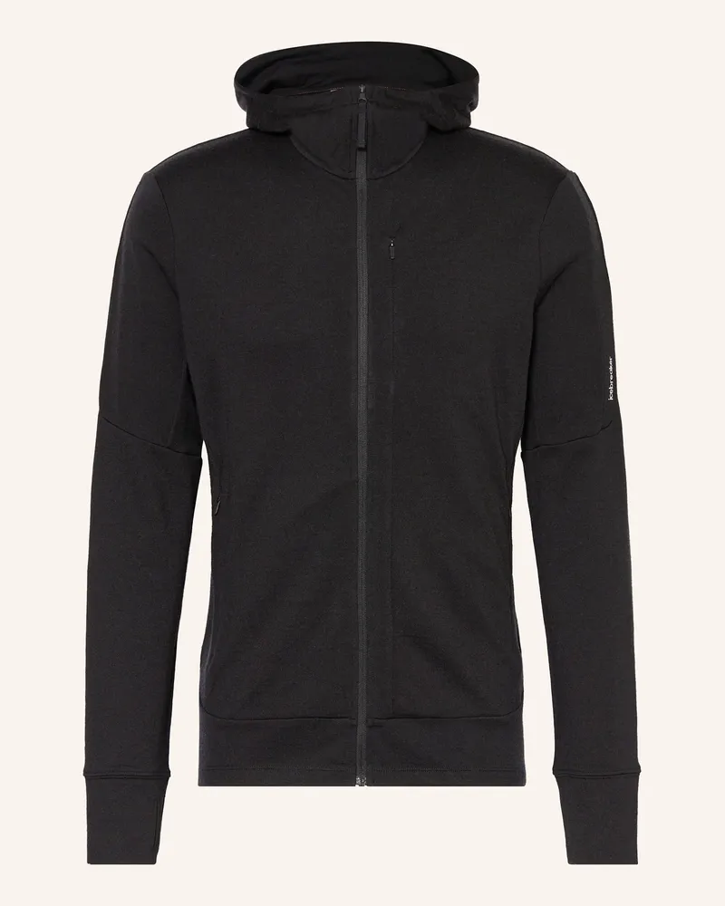 Icebreaker Midlayer-Jacke Merino 260 Quantum Iv schwarz Schwarz