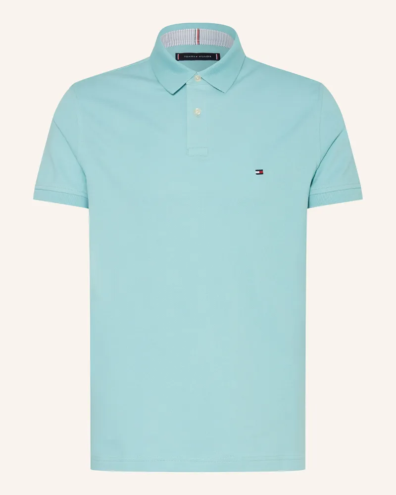 Tommy Hilfiger Piqué-Poloshirt Regular Fit Hellblau