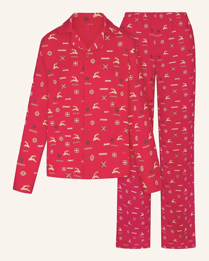 SKIMS Schlafanzug SKIMS SLEEP Cranberry