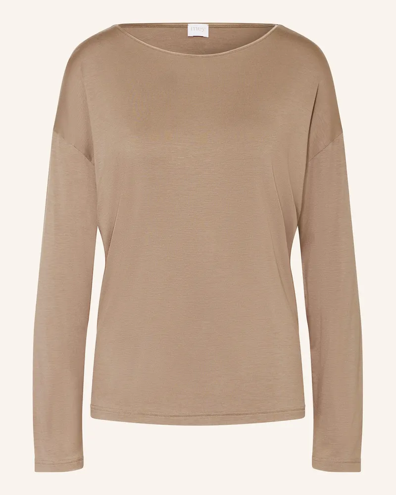Mey Schlafshirt Serie Pure Chic beige Taupe