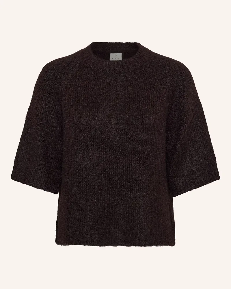 Kaffe Strickshirt Kaemilie rot Braun
