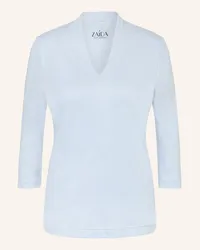 ZAíDA Shirt mit 3/4-Arm Blau