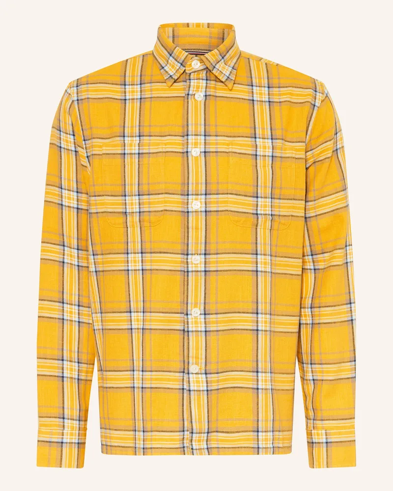 Tommy Hilfiger Hemd Relaxed Fit gelb Dunkelgelb