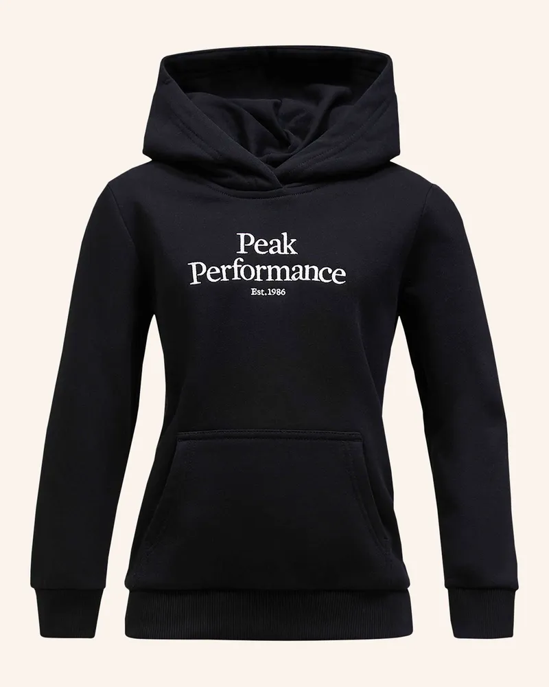 Peak Performance Kapuzensweatshirt schwarz Schwarz