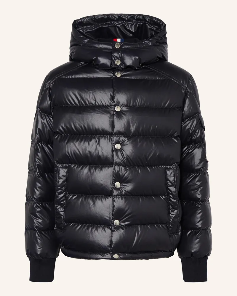 Moncler Daunenjacke Manaem Mit Abnehmbarer Kapuze blau Dunkelblau