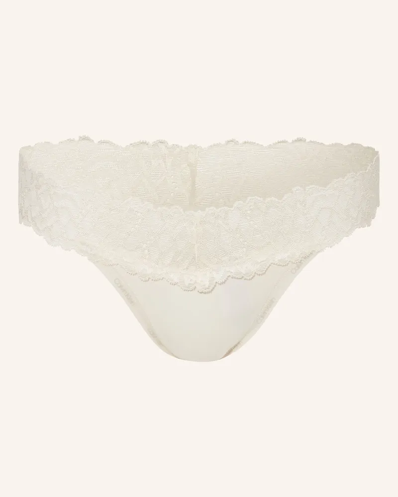 Calvin Klein String CK ATTRACTION Ecru
