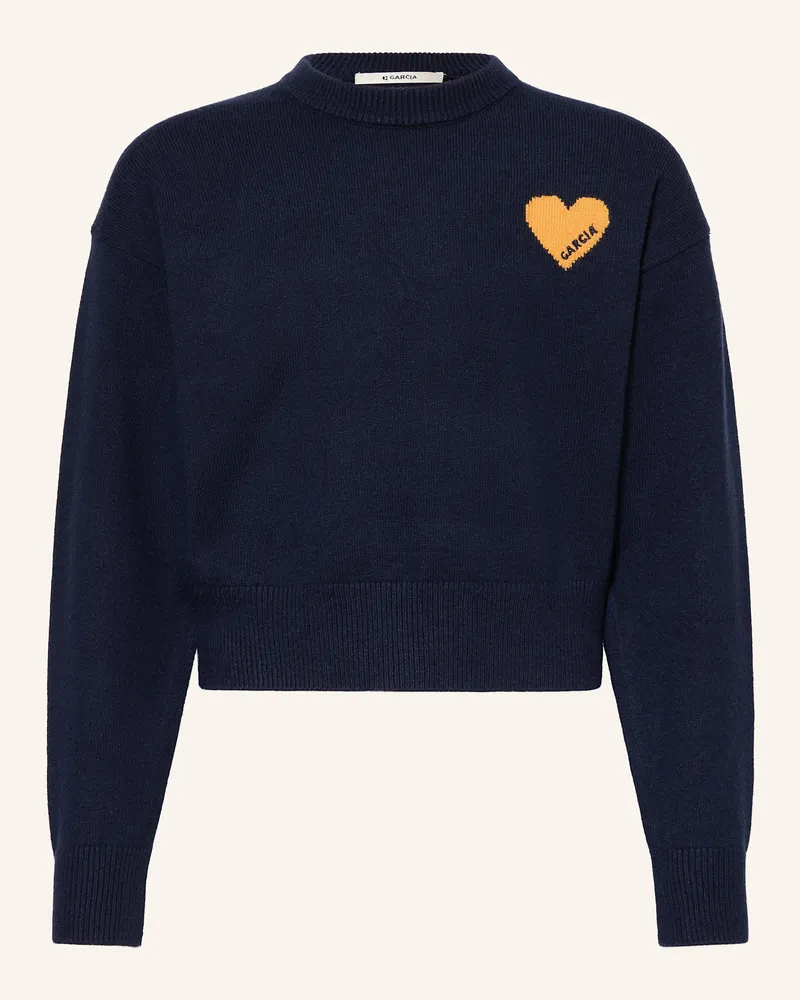 Garcia Jeanswear Pullover blau Dunkelblau