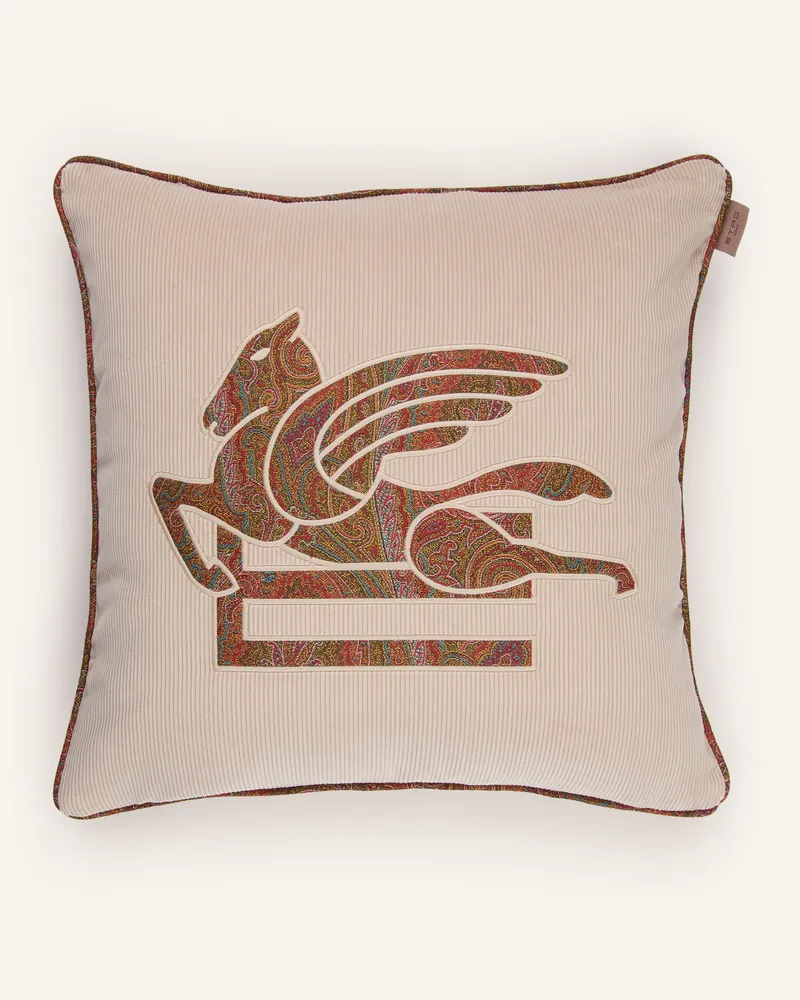 Etro Dekokissen beige Creme