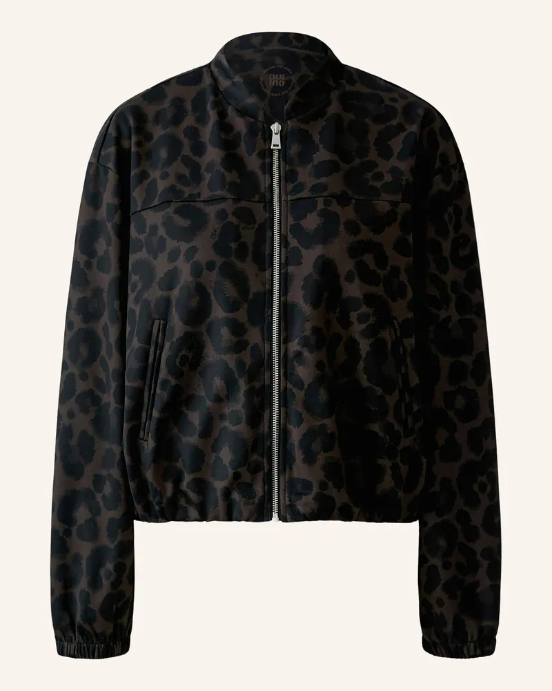 Oui  Jerseyblouson braun Braun
