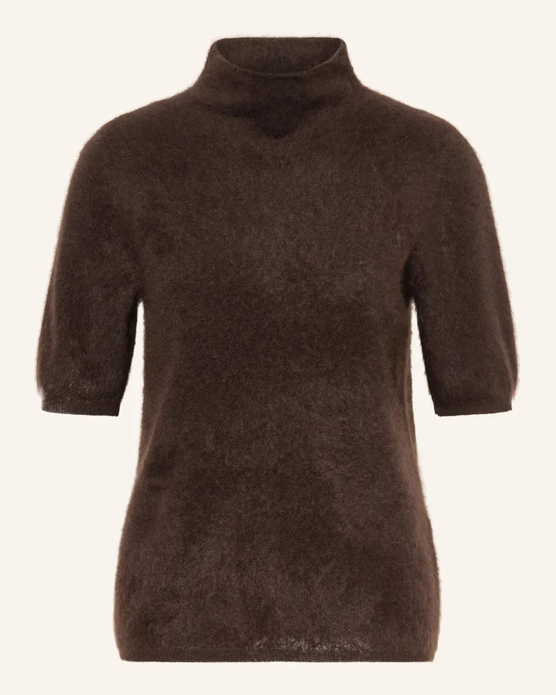 (THE MERCER) N.Y. Strickshirt aus Cashmere Dunkelbraun