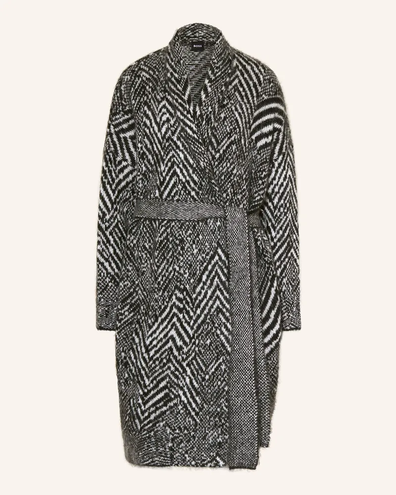 HUGO BOSS Strickhülle FABRINTA mit Mohair Schwarz