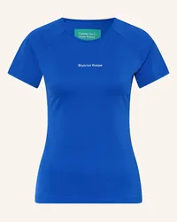 District Vision Laufshirt Blau