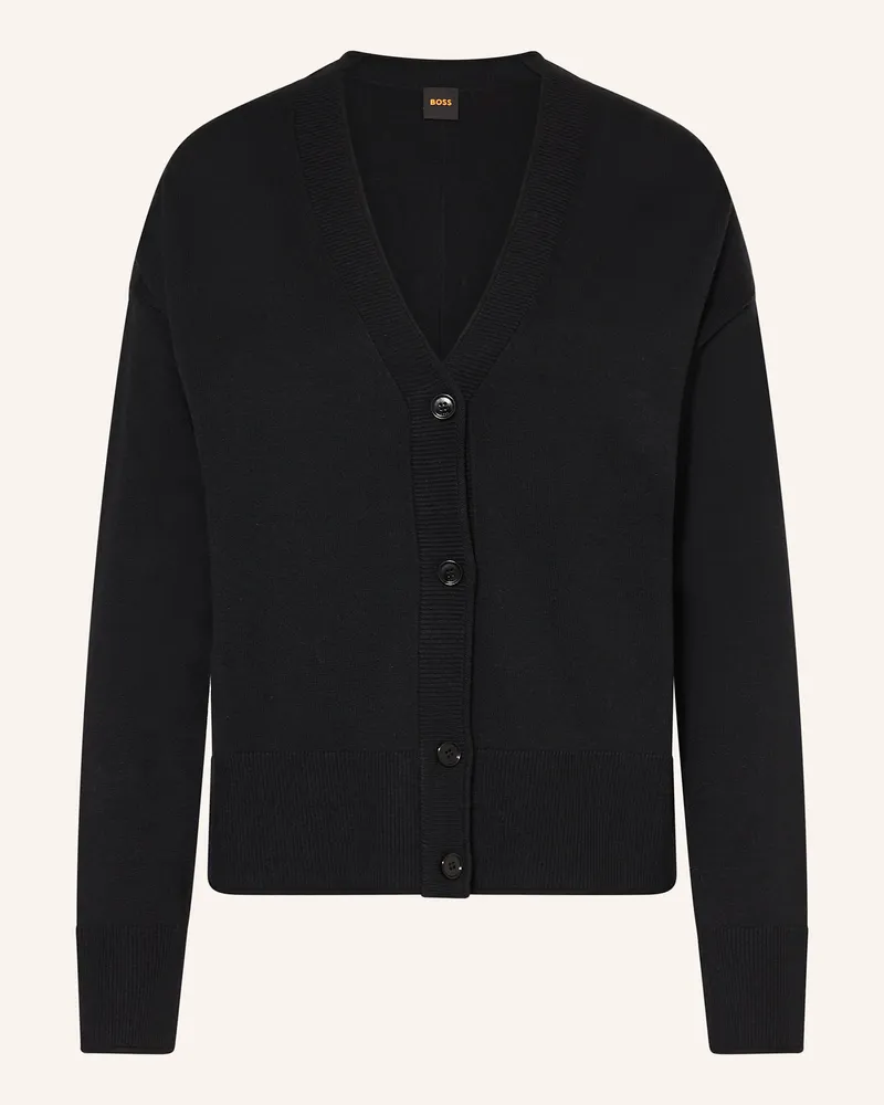HUGO BOSS Pullover FEDAS Schwarz