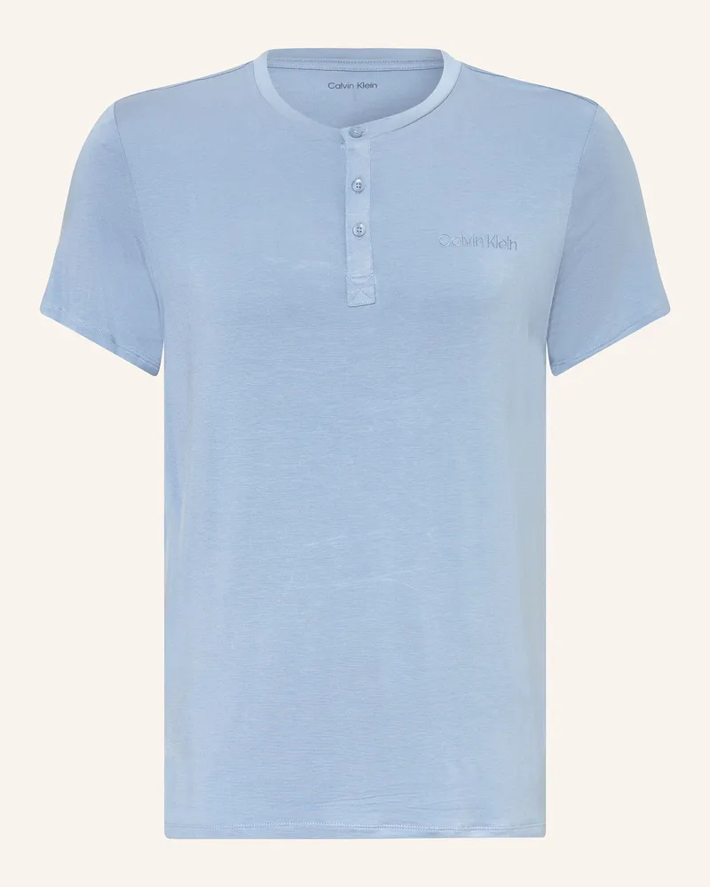 Calvin Klein Schlafshirt ULTRA SOFT MODAL Hellblau