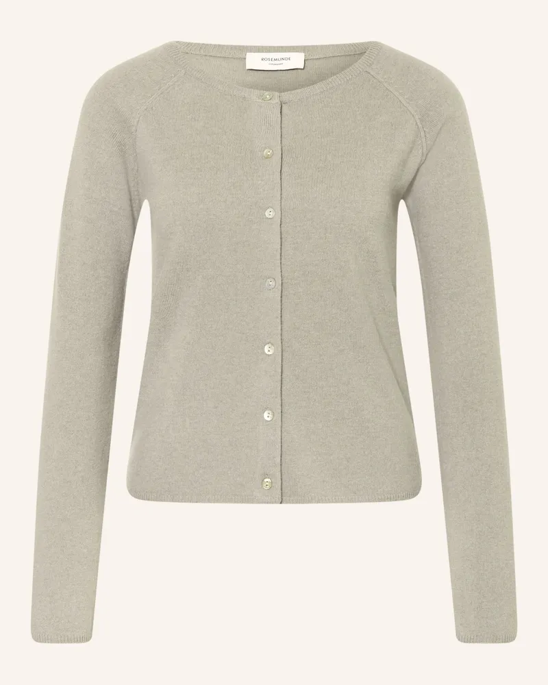 Rosemunde Strickjacke Laica Mit Cashmere gruen Khaki