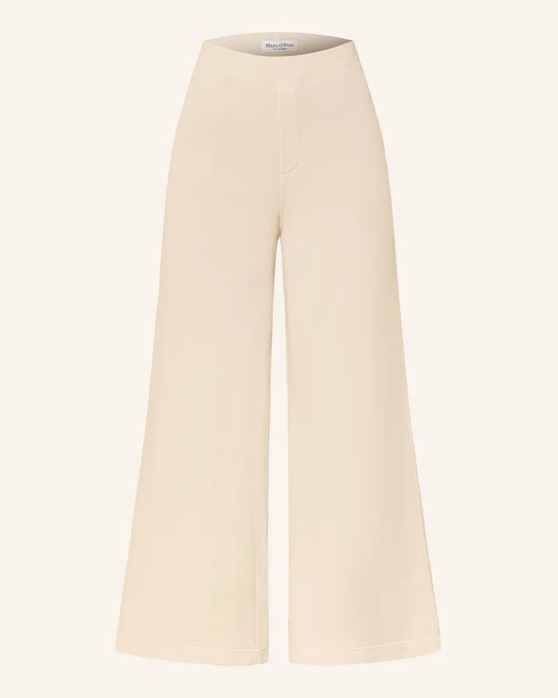 Marc O'Polo Marlenehose Aus Jersey beige Ecru