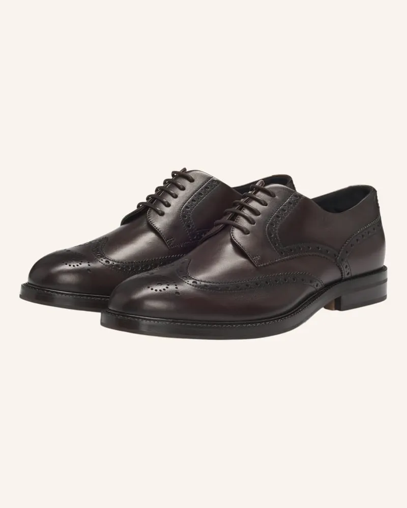 HUGO BOSS Business-Schnürschuh DRESSLETIC_DERB_BUBR Braun