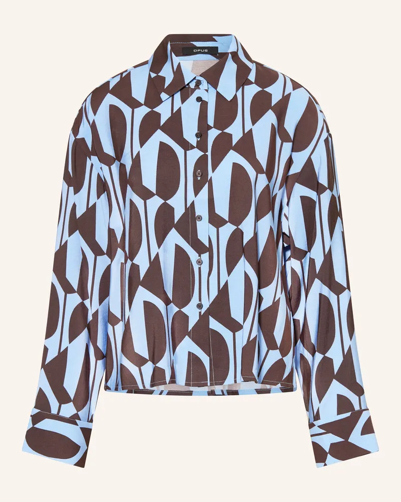 OPUS Hemdbluse Fetro blau Hellblau