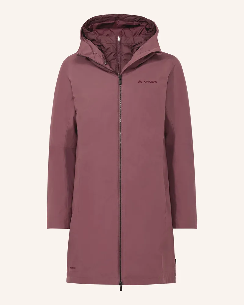 Vaude 3-In-1-Mantel Annecy Iii rot Dunkelrot
