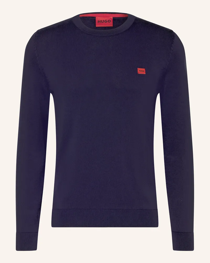 HUGO BOSS Pullover SAN CASSIUS Dunkelblau