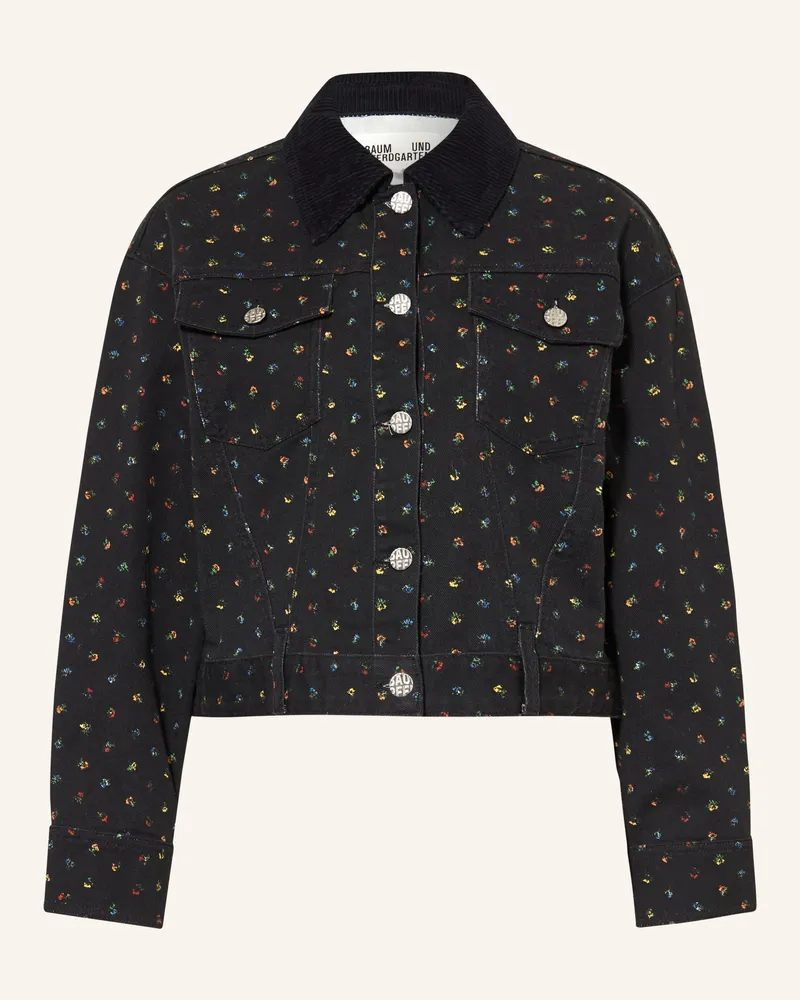 Baum und Pferdgarten Jeansjacke Bille schwarz C9239