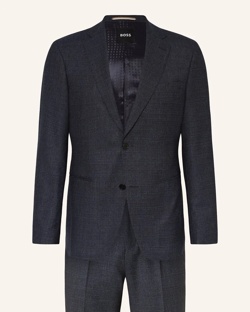 HUGO BOSS Anzug HUGE Slim Fit Dunkelblau