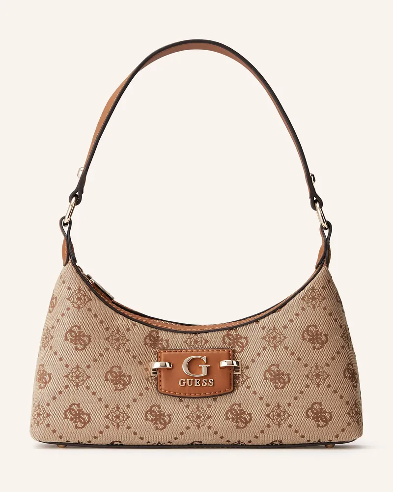 Guess Schultertasche NEDA Hellbraun