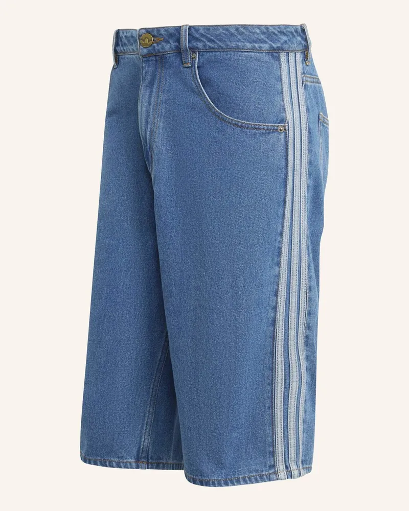 adidas Jeansshorts Firebird Adicolor Mit Galonstreifen blau Blau