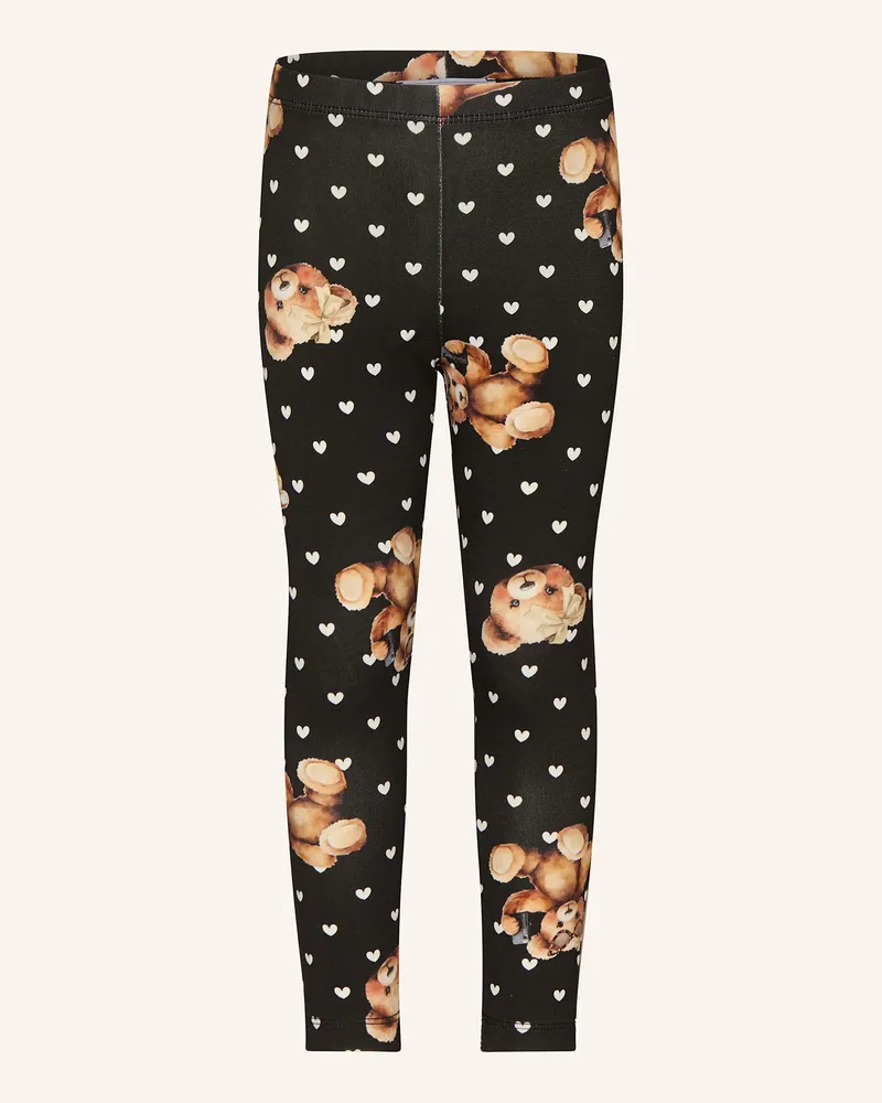 Monnalisa Leggings schwarz Schwarz