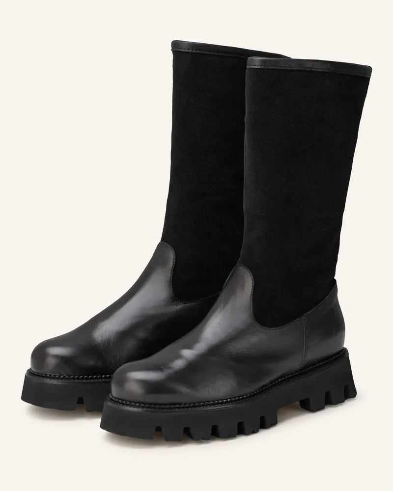 lilienfels Boots Schwarz