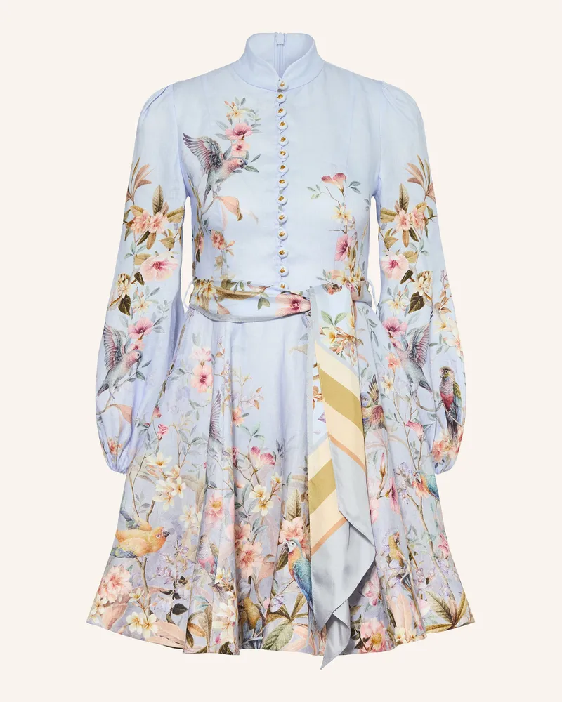 Zimmermann Leinenkleid Rebellion blau Hellblau